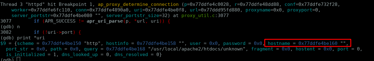 Attempt to set hostname to empty string